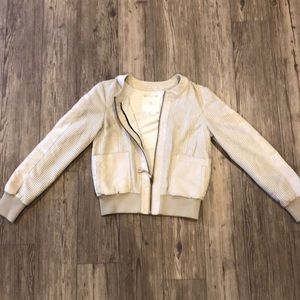 Anthropologie Vegan Suede Jacket XS